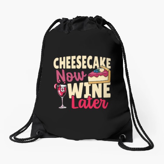 Cheese Eater Cheese Lover Cheesecake Lover Drawstring Bags