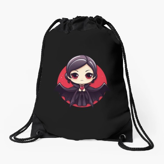 Vampire in love Halloween Drawstring Bags