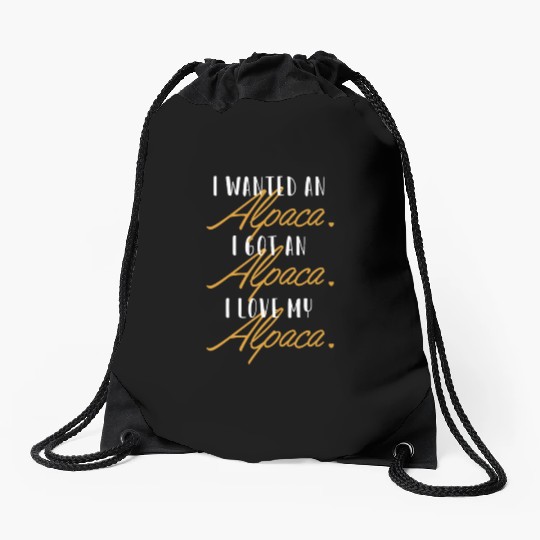 I love my Alpaca Llama Vicuna Guanaco Breeder Drawstring Bags