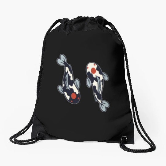 Koi Fish Drawstring Bags