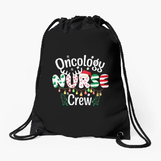 One merry Oncology Nurse Christmas Drawstring Bags