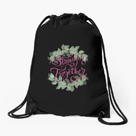 Hopeful Hearts Embrace Drawstring Bags