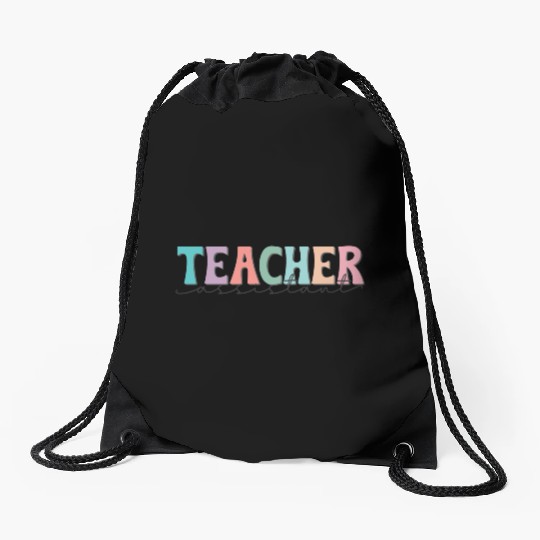 Teacher Assistant Drawstring Bags