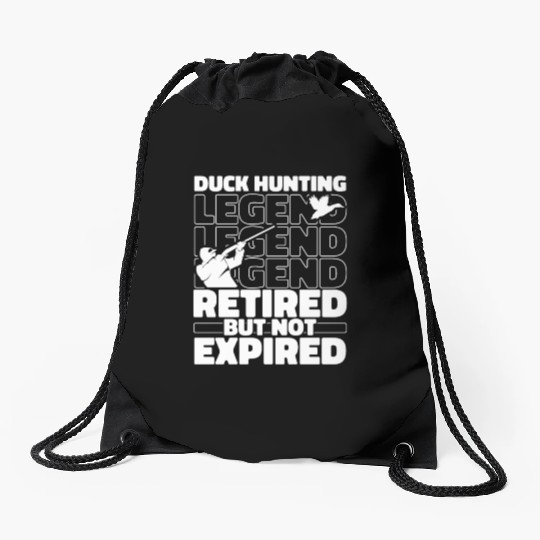 Duck Hunting Retired Drawstring Bags
