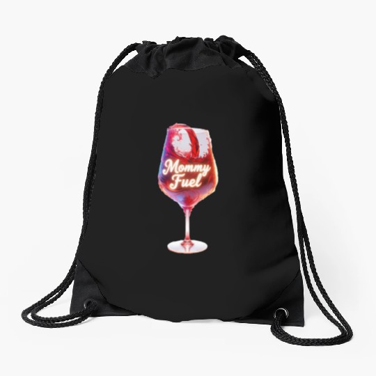 Wine Drawstring Bags, Mom, Mom and Wine Drawstring Bags, Mommy
