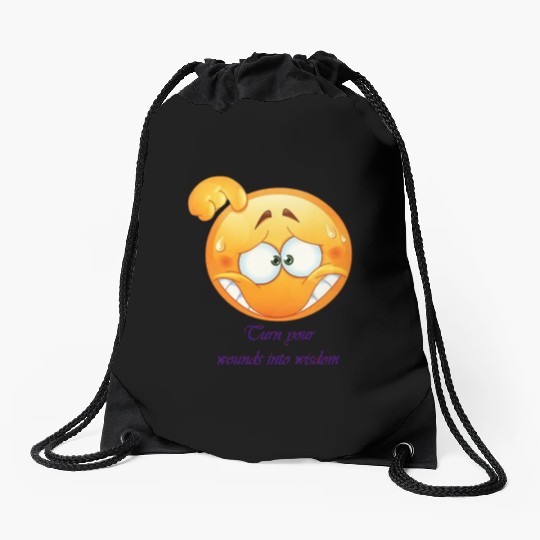 wednesday copy Drawstring Bags