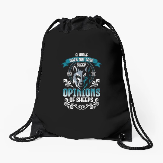 Werewolf Animal Mysticism Wolfpack Drawstring Bags