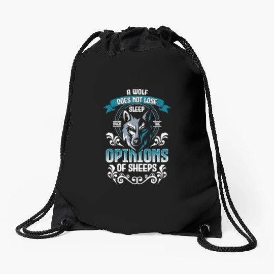 Werewolf Animal Mysticism Wolfpack Drawstring Bags