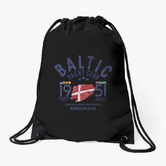 Baltic Yacht club Copenhagen blc Drawstring Bags