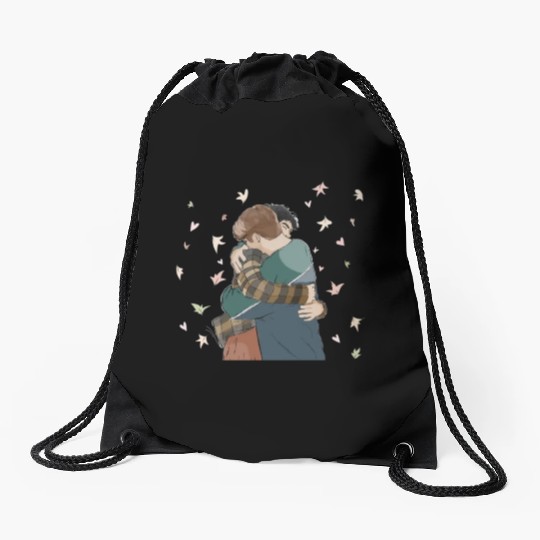Heartstopper in love Drawstring Bags