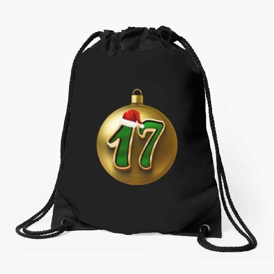 17 Years Young - Seventeen Christmas Balls Drawstring Bags