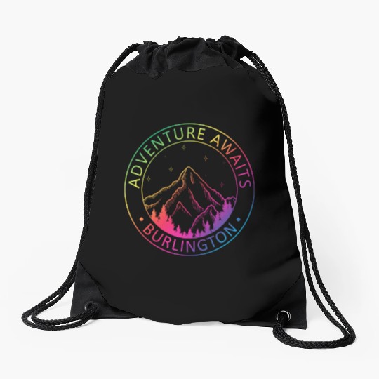 Burlington Vermont Usa Adventure Awaits Drawstring Bags