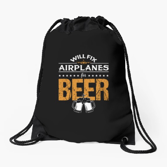 Aircraft Mechanic Will Fix Airplanes For Beer Drawstring Bags