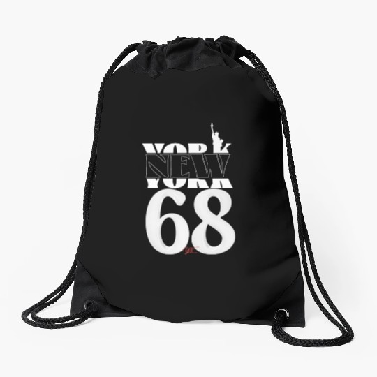 New York statue of liberty Drawstring Bags
