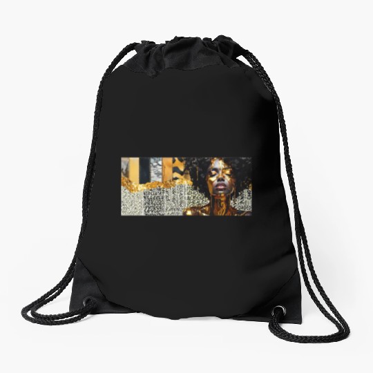 Embrace the beauty of African-American Drawstring Bags