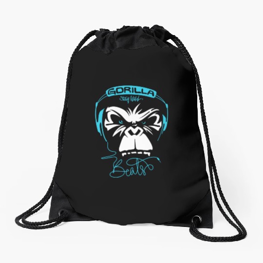Gorilla Gamer Drawstring Bags