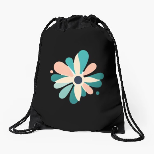 Colorful Sunflower Drawstring Bags