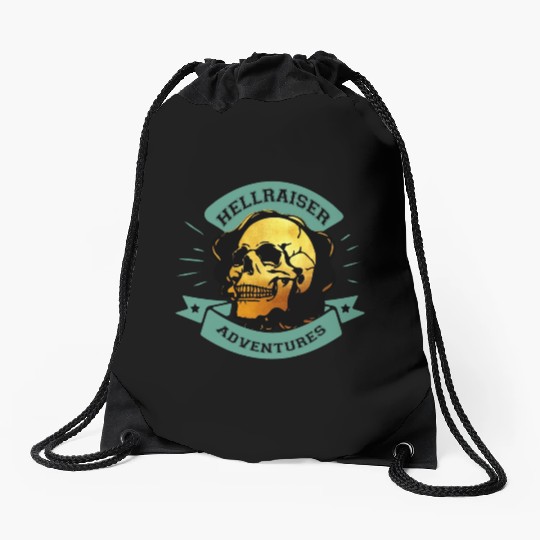 Gilded Skull Hellraiser Adventure Drawstring Bags