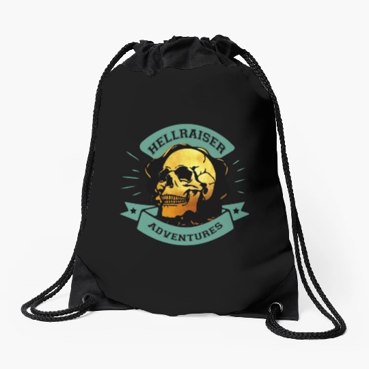 Gilded Skull Hellraiser Adventure Drawstring Bags