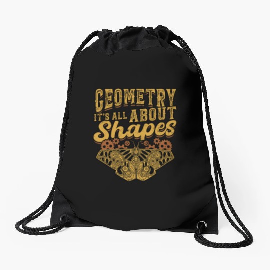 Geometry: It's all about shapes - Math Drawstring Bags