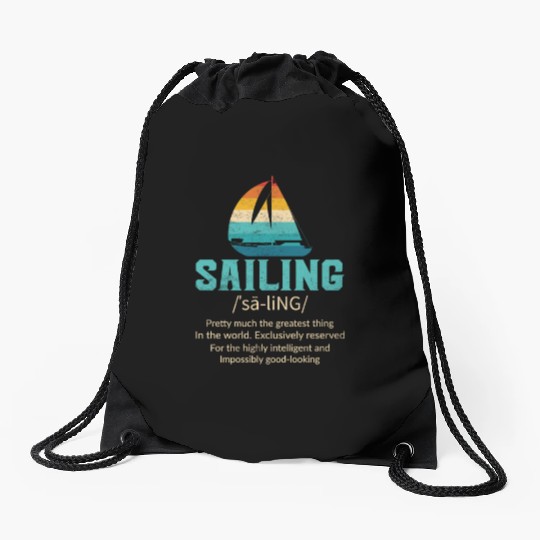 Sailing Definition Drawstring Bags Unisex Sailing Drawstring Bags
