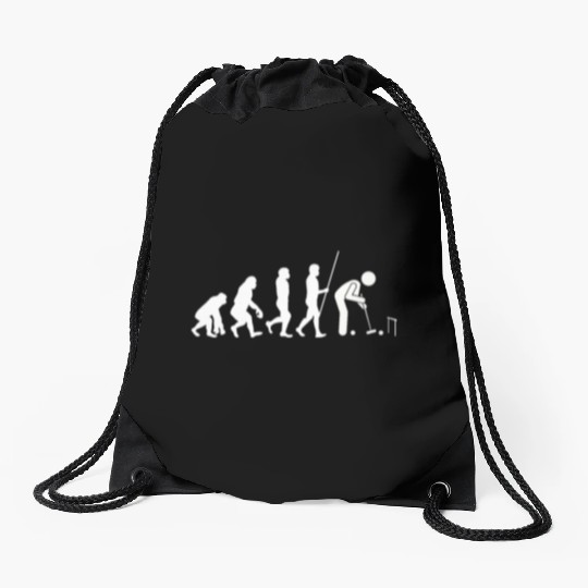 Lawn Game - Golf Croquet Player Drawstring Bags