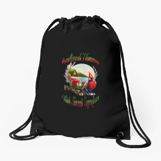 Heartland Harmony: Ohio's Sweet Symphony Drawstring Bags