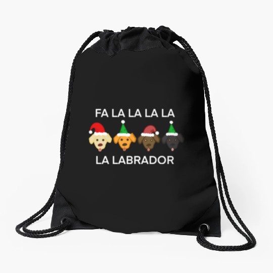 Fa La La La La Drawstring Bags