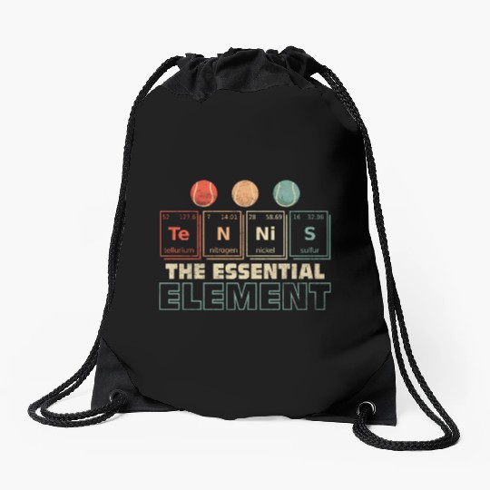 Tennis The Essential Element Player Racket Sport Drawstring Bags