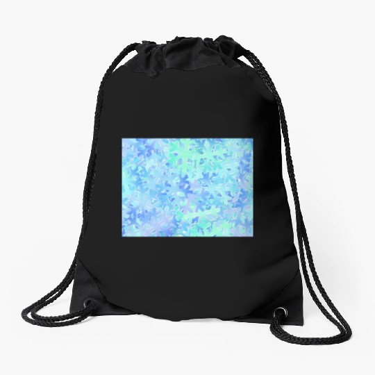 Crystal Snowflake Pattern Drawstring Bags