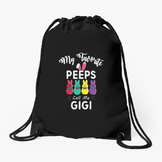 My favorite peeps call me GIGI Drawstring Bags