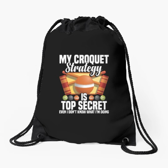Croquet Mallet Croquet Club Croquet Player Croquet Drawstring Bags