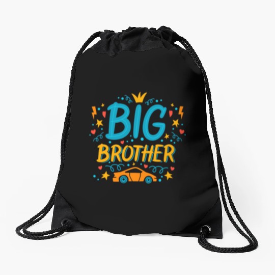 Big BROTHER Drawstring Bags