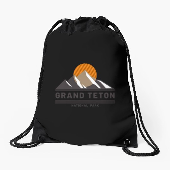 Grand Teton National Park Drawstring Bags