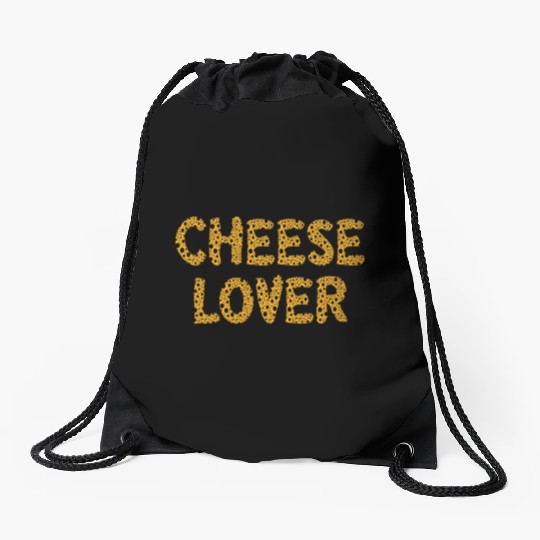 Cheese Lover Drawstring Bags