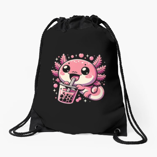Kawaii Bubble Tea Boba Lover Cute Asian Culture Drawstring Bags
