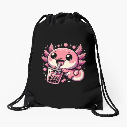 Kawaii Bubble Tea Boba Lover Cute Asian Culture Drawstring Bags
