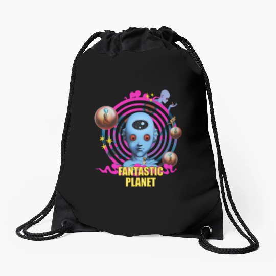 Fantastic Planet La Planete Sauvage Drawstring Bags