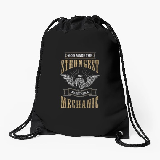 Mechanic Workshop Mechatronics Engineer Hobbyist Drawstring Bags