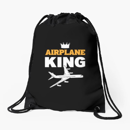 Airplane King Soldiers Or Armed Forces Gift Drawstring Bags
