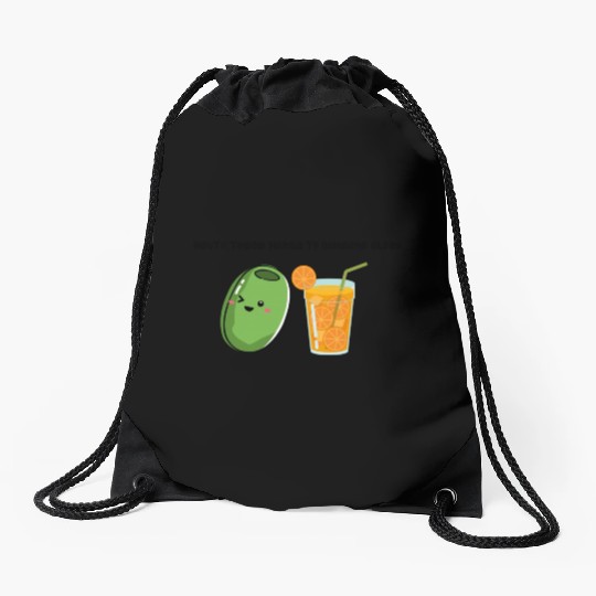 Olive Juice (I love you) Drawstring Bags