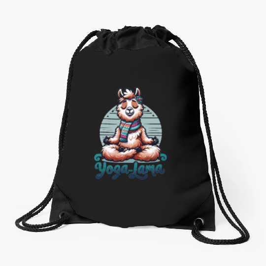 Yoga-Llama Serenity Drawstring Bags