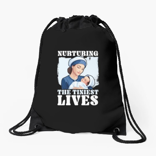 Registered Nurse Medical Medicine Neonatal Nurse Drawstring Bags