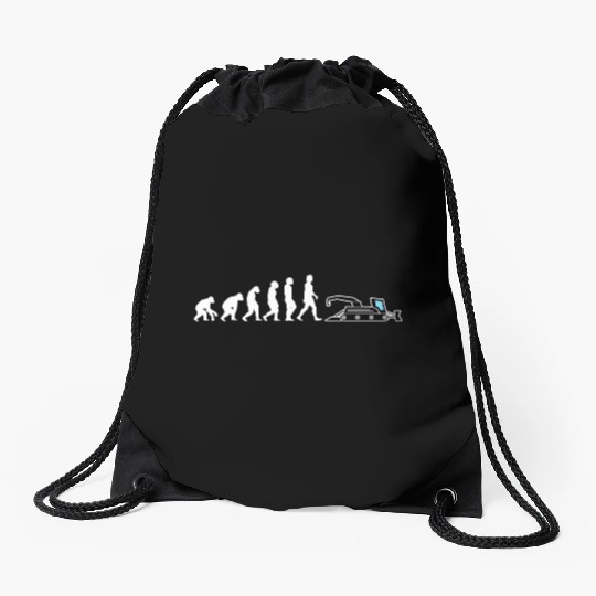 Snow groomer Evolution snow vehicles ski slope Drawstring Bags