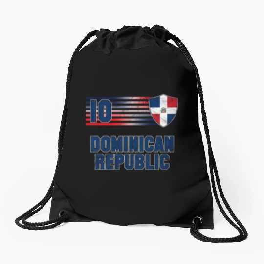 Dominican Republic Drawstring Bags