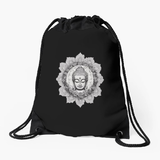 Zen Buddhism Drawstring Bags
