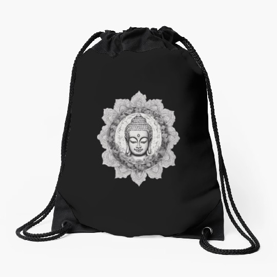 Zen Buddhism Drawstring Bags