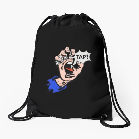 Brazilian Jiu-Jitsu Bjj Tap Hand Drawstring Bags