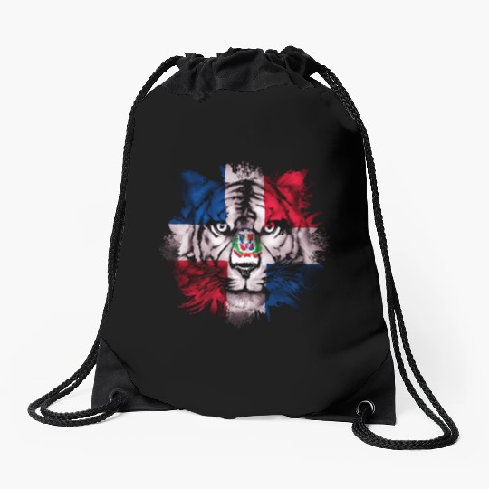 Dominican Republic Drawstring Bags