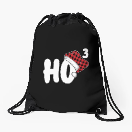 Ho Ho Ho Cheer Drawstring Bags: Spread Joy with Santa's Style